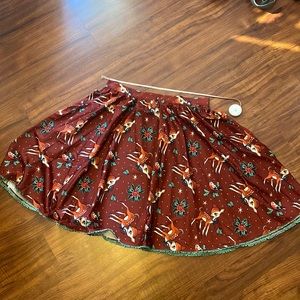 SOURPUSS DEER ME SWEETS SKIRT CINNAMON